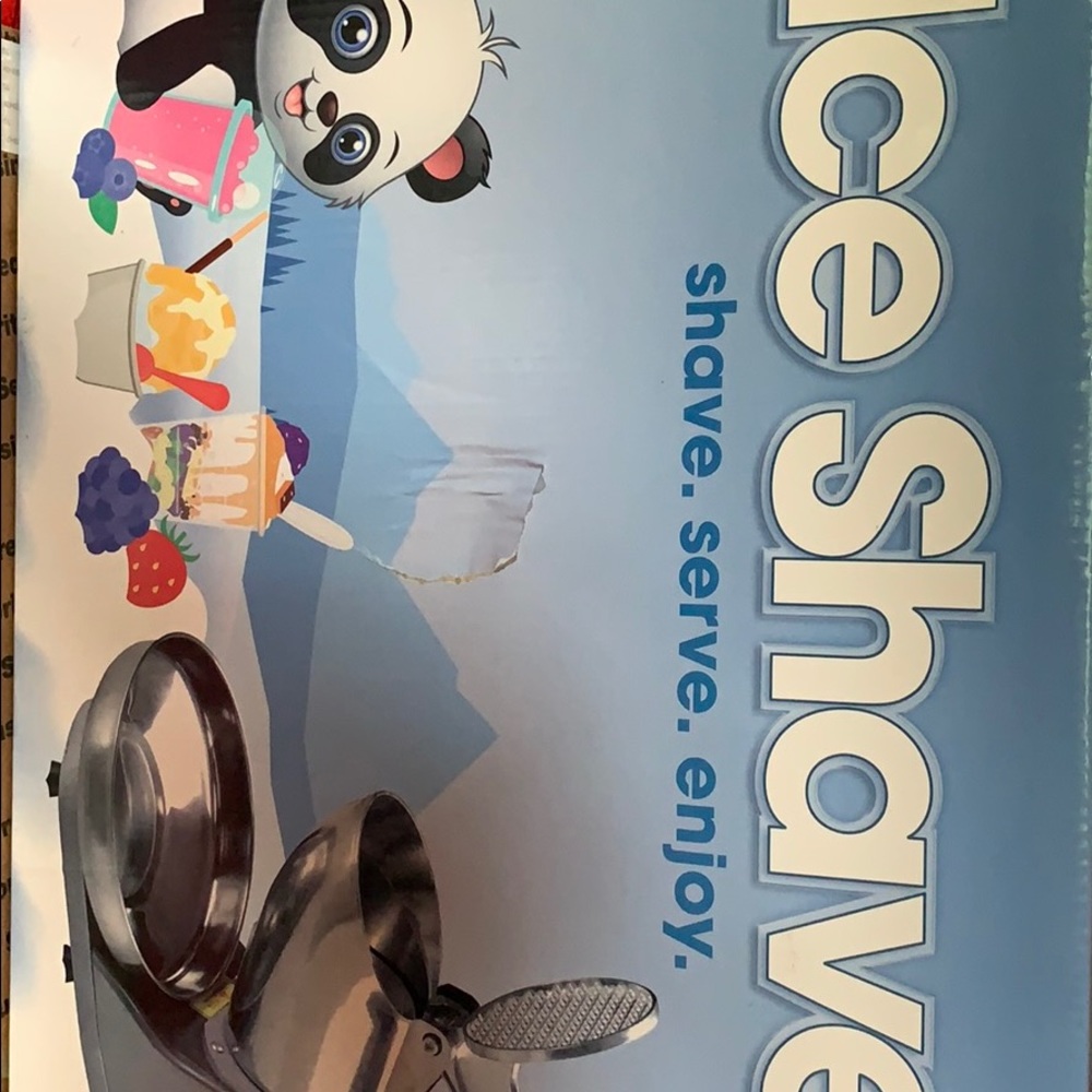 Ice shaver stainless steel body auto shut off
